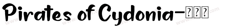 Pirates of Cydonia字体转换
